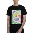 thumbnail image 1 of Bingfone Cute Chameleons Men'S Loose Fit Short-Sleeve Pocket T-Shirt, 1 of 7