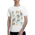 thumbnail image 1 of Bingfone Cute Colorful Animal Men'S Loose Fit Short-Sleeve Pocket T-Shirt, 1 of 7