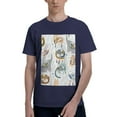 thumbnail image 1 of Bingfone Cute Colorful Animal Men'S Loose Fit Short-Sleeve Pocket T-Shirt, 1 of 7