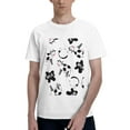 thumbnail image 1 of Bingfone Cute Cow And Milk Stains Men'S Loose Fit Short-Sleeve Pocket T-Shirt, 1 of 7