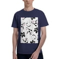 thumbnail image 1 of Bingfone Cute Cow And Milk Stains Men'S Loose Fit Short-Sleeve Pocket T-Shirt, 1 of 7