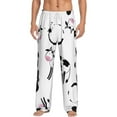 thumbnail image 1 of Bingfone Cute Cow And Milk Stains Mens All Over Print Sleep Pajama Pants-Small, 1 of 9