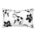 thumbnail image 1 of Bingfone Cute Cow And Milk Stains Standard Size Pillowcase, Long Staple Pure Cotton Envelope Closure Pillow Cover,14"X20", 1 of 9