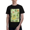 thumbnail image 1 of Bingfone Cute Dinosaurs Cartoon Men'S Loose Fit Short-Sleeve Pocket T-Shirt, 1 of 7