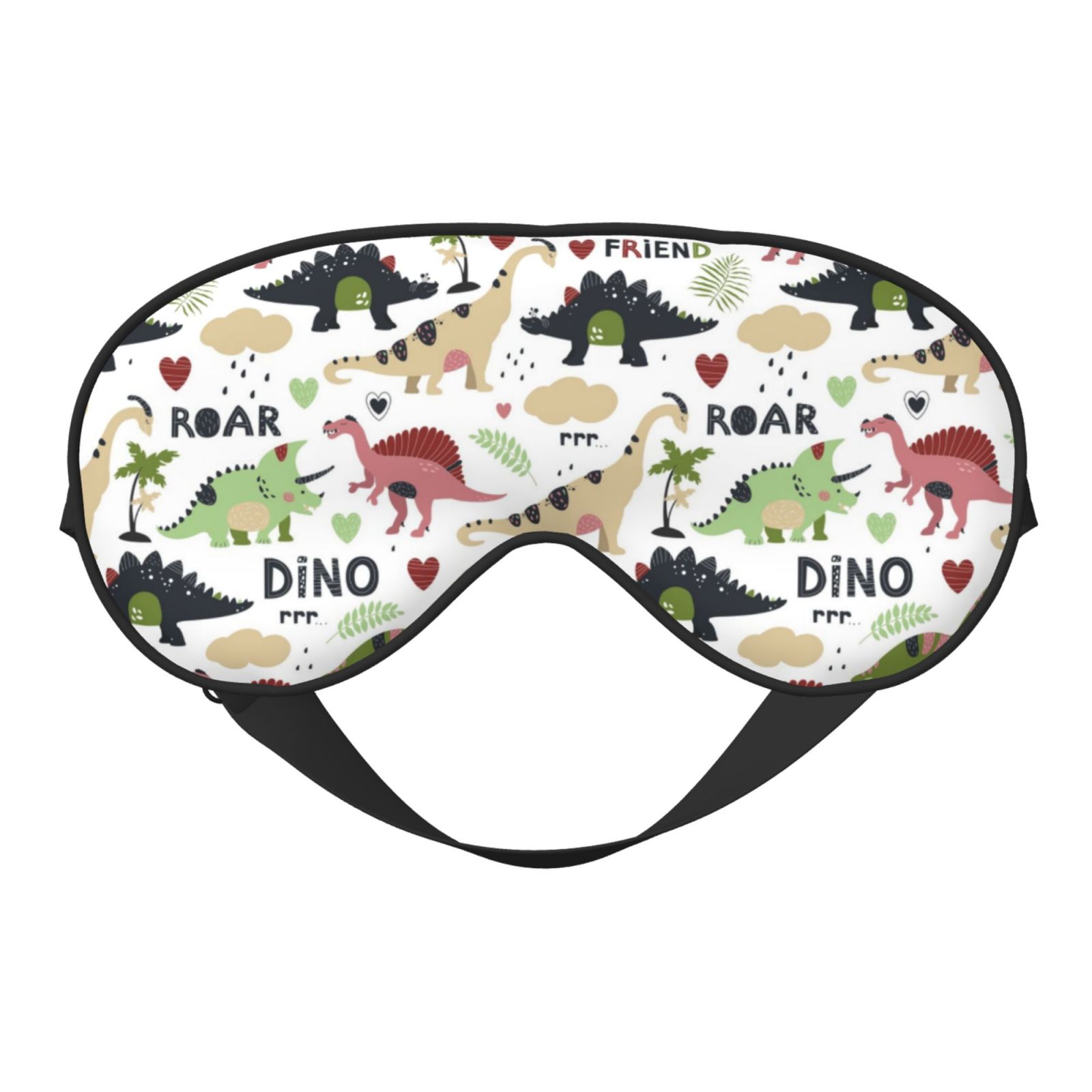 Bingfone Cute Dinosaurs for Sleep Mask Eye Mask for Sleeping, Super