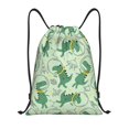 thumbnail image 1 of Bingfone Cute Dinosaurs in Space Drawstrings Backpacks Bags for Men Women Gym Drawstrings Bag-Small, 1 of 8