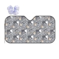 thumbnail image 1 of Bingfone Cute Dog And Flowers Car Windshield Sun Shade Protector Keep Your Vehicle Cool Sun Shield Visor Cover Foldable for Car Truck SUV-Small, 1 of 8