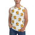 thumbnail image 1 of Bingfone Cute Duck With Headphone Pattern Men's Tank Tops Workout Sleeveless Tee Shirts Running Beach Tanks for Men-Large, 1 of 4
