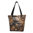 thumbnail image 1 of Bingfone Cute Fallen Leaf Koala Women Shoulder Tote Bags Casual Bag Ladies Shopping Handbag, 1 of 6