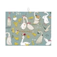 thumbnail image 1 of Bingfone Cute Farm Birds ,18" x 24"Dish Drying Mat for Kitchen Counter,Ultra Absorbent Microfiber, 1 of 9