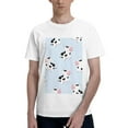 thumbnail image 1 of Bingfone Cute Farm Cow Men'S Loose Fit Short-Sleeve Pocket T-Shirt, 1 of 7