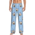 thumbnail image 1 of Bingfone Cute French Bulldog Mens All Over Print Sleep Pajama Pants-Small, 1 of 9