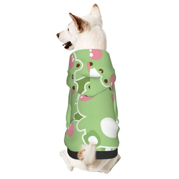 Bingfone Cute Frog2 Dog Clothes Hoodie, Pet Winter Coat,Puppy Sweatshirts For Small Dogs Boy Girl,Suitable For All Breeds-X-Large