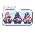 thumbnail image 1 of Bingfone Cute Gnomes In Usa1 Car Windshield Sunshade,Sun Foldable Sun Shield Sun Visor For Car - Medium, 1 of 8