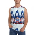 thumbnail image 1 of Bingfone Cute Gnomes in USA Pattern Men's Tank Tops Workout Sleeveless Tee Shirts Running Beach Tanks for Men-3X-Large, 1 of 8