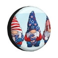 thumbnail image 1 of Bingfone Cute Gnomes in USA1 Spare Tire Cover Weatherproof Universal Wheel Protectors for RV Camper Travel Trailer SUV Truck-15 inch, 1 of 8