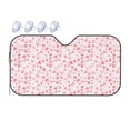 thumbnail image 1 of Bingfone Cute Hand Drawn Hearts Car Windshield Sunshade,Sun Foldable Sun Shield Sun Visor for Car - Small, 1 of 9