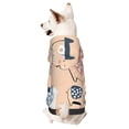 thumbnail image 1 of Bingfone Cute Ink Drawn Elephants Dog Clothes Hoodie, Pet Winter Coat,Puppy Sweatshirts For Small Dogs Boy Girl,Suitable For All Breeds-X-Large, 1 of 9