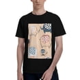 thumbnail image 1 of Bingfone Cute Ink Drawn Elephants Men'S Loose Fit Short-Sleeve Pocket T-Shirt, 1 of 7