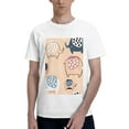 thumbnail image 1 of Bingfone Cute Ink Drawn Elephants Men'S Loose Fit Short-Sleeve Pocket T-Shirt, 1 of 7