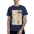thumbnail image 1 of Bingfone Cute Ink Drawn Elephants Men'S Loose Fit Short-Sleeve Pocket T-Shirt, 1 of 7