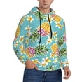 thumbnail image 1 of Bingfone Cute Pineapples Men's Drawstring Hoodie Long Sleeve Pocket Sweatshirts-Medium, 1 of 6