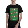 thumbnail image 1 of Bingfone Cute Santa Men'S Loose Fit Short-Sleeve Pocket T-Shirt, 1 of 7