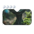 Bingfone Cute Saucerman With Big Eyes Car Windshield Sunshade,Sun