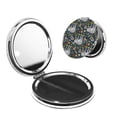 thumbnail image 1 of Bingfone Cute Sloth Print Compact Vanity Makeup Mirror for Men Women Girls for Pocket Purse Wallet Handbag,Portable Small Handheld Beauty Mirror-Round Shape, 1 of 9