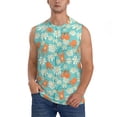 thumbnail image 1 of Bingfone Cute Sloth on Floral Tree Pattern Men's Tank Tops Workout Sleeveless Tee Shirts Running Beach Tanks for Men-Medium, 1 of 8