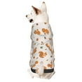 Bingfone Cute Squirrel Fall Dog Clothes Hoodie, Pet Winter Coat,Puppy