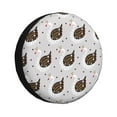 thumbnail image 1 of Bingfone Cute Swan Spare Tire Cover Weatherproof Universal Wheel Protectors for RV Camper Travel Trailer SUV Truck-15 inch, 1 of 8