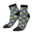 thumbnail image 1 of Bingfone Cute Turtle Design Patterned Men's Women's Casual Cotton Socks, 1 of 5