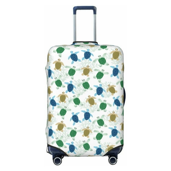 Bingfone Cute Turtle Luggage Cover Washable Suitcase Cover Protector Anti-scratch Suitcase cover Fits 18-32 Inch Luggage