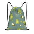 thumbnail image 1 of Bingfone Cute Yoga Frogs Drawstrings Backpacks Bags For Men Women Gym Drawstrings Bag, 1 of 9