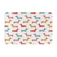 thumbnail image 1 of Bingfone Dachshund Dog Puppy Door Mat 16"x24" Front Entrance Non-Slip Low Profile Washable for Entryway, 1 of 7