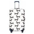 thumbnail image 1 of Bingfone Dachshund Dog Puppy Luggage Cover Washable Suitcase Cover Protector Anti-scratch Suitcase cover Fits 18-32 Inch Luggage, 1 of 8