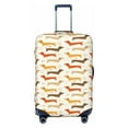 thumbnail image 1 of Bingfone Dachshund Luggage Cover Washable Suitcase Cover Protector Anti-scratch Suitcase cover Fits 18-32 Inch Luggage, 1 of 8