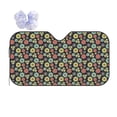 thumbnail image 1 of Bingfone Daisies Flowers Car Windshield Sun Shade Protector Keep Your Vehicle Cool Sun Shield Visor Cover Foldable for Car Truck SUV-Small, 1 of 8