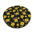 thumbnail image 1 of Bingfone Daisies Flowers Padded Round Bar Stool Cover Cushion with Elastic Fabric Round Chair Seat - Daisies Flowers, 1 of 7