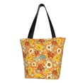 thumbnail image 1 of Bingfone Daisy maple fall Women Shoulder Tote Bags Casual Bag Ladies Shopping Handbag, 1 of 6