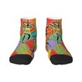 thumbnail image 1 of Bingfone Dancing African Womans Design Patterned Men'S Women'S Casual Cotton Socks, 1 of 9