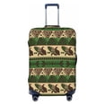 thumbnail image 1 of Bingfone Dark Green Vintage Corn Pattern Luggage Cover Washable Suitcase Cover Protector Anti-scratch Suitcase cover Fits 18-32 Inch Luggage (No luggage included), 1 of 8