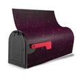 thumbnail image 1 of Bingfone Dark Purple Glitter Magnetic Mailbox Cover Standard Size for Garden Yard Outdoor Decorations-25.5x21 in, 1 of 7