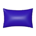 thumbnail image 1 of Bingfone Darkblue Print Satin Pillowcase for Hair - Standard Size with Zipper Silky & Soft Pillow Covers,20x30 inches, 1 of 8