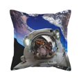 thumbnail image 1 of Bingfone Decorative Pillow Covers 16"X16" Astronaut In Outer Space Couch Pillow Cases Modern Farmhouse Covers For Couch Sofa Bed, 1 of 9