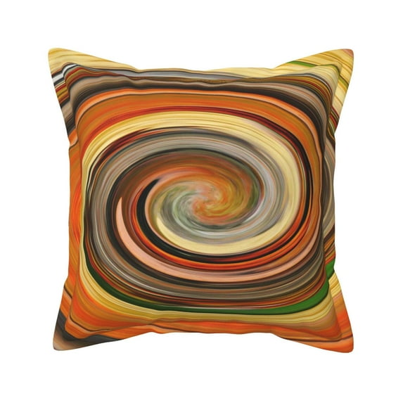 Bingfone Decorative Pillow Covers 16"X16" Colorful Swirl Couch Pillow Cases Modern Farmhouse Covers For Couch Sofa Bed