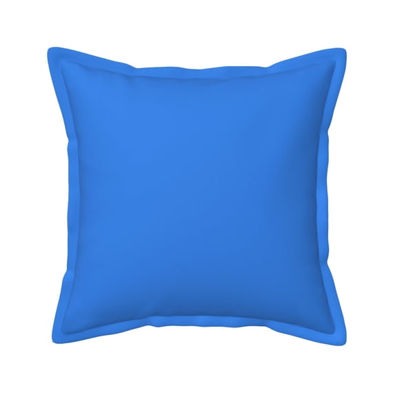 Bingfone Decorative Pillow Covers 16"X16" Dodgerblue Couch Pillow Cases Modern Farmhouse Covers For Couch Sofa Bed