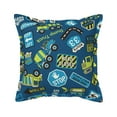 thumbnail image 1 of Bingfone Decorative Pillow Covers 16"X16" Machinery Road Construction Couch Pillow Cases Modern Farmhouse Covers For Couch Sofa Bed, 1 of 9
