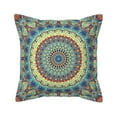 thumbnail image 1 of Bingfone Decorative Pillow Covers 16"X16" Round Mandala1 Couch Pillow Cases Modern Farmhouse Covers For Couch Sofa Bed, 1 of 9